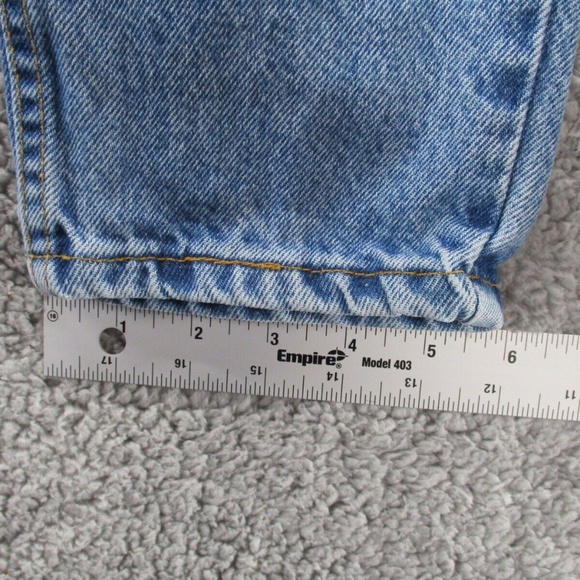 Vintage Levis 550 Relaxed Fit Mom Jeans Juniors 7 Short Tapered High Rise USA - Picture 7 of 14